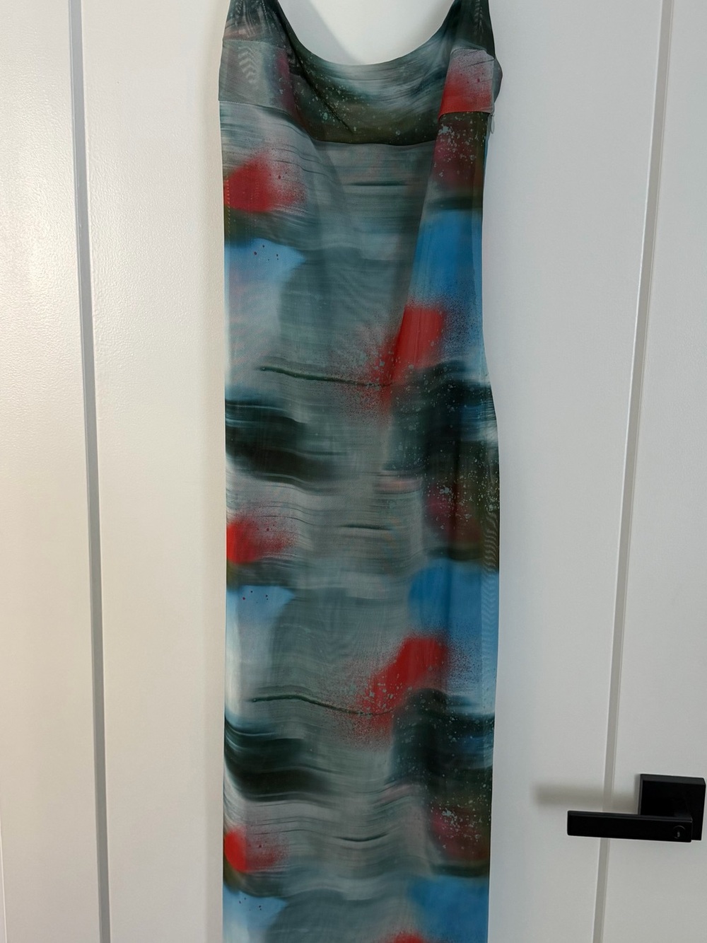 Miaou Thais Dress in Motion Blue